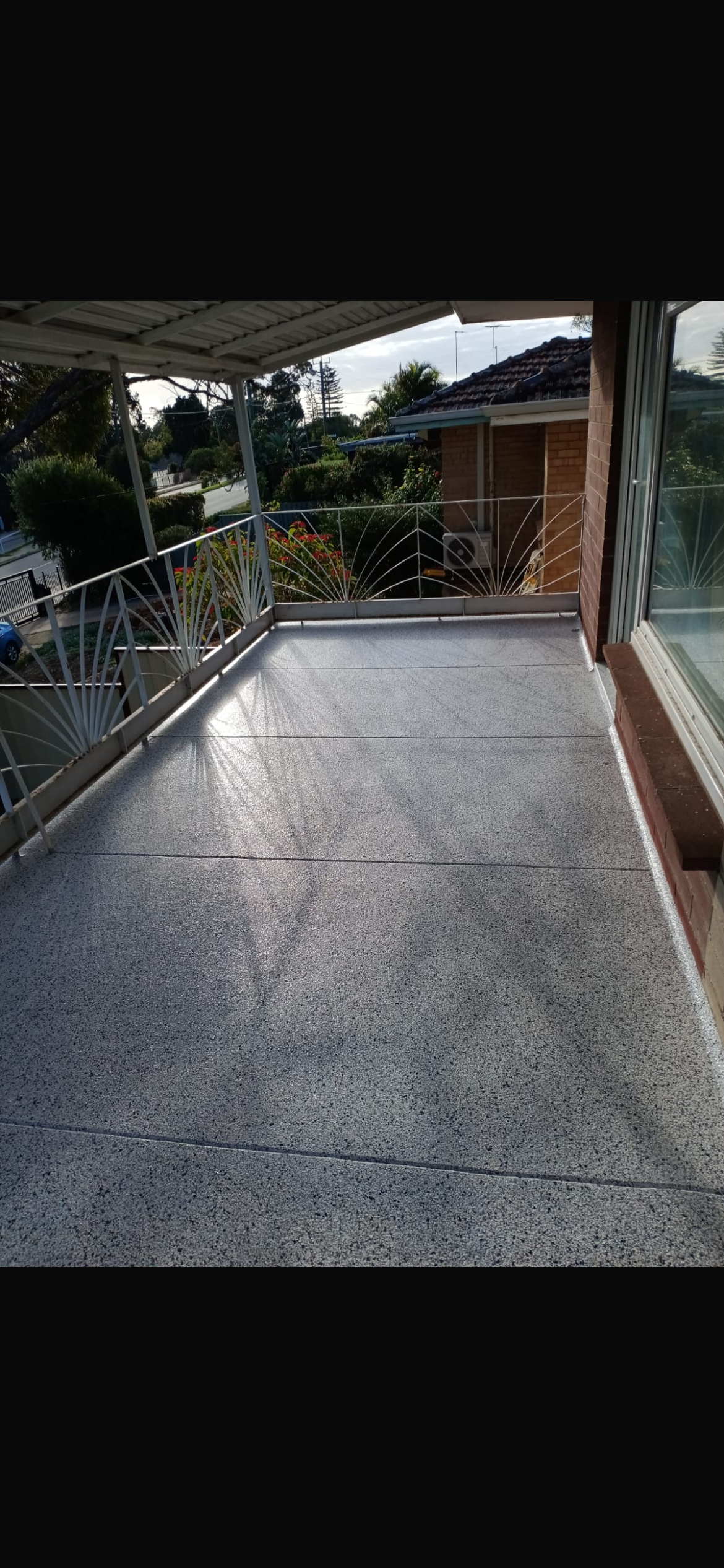Balcony tiling and epoxy coating — completed project Perth